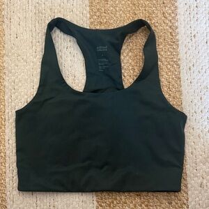 Girlfriend Collective Dark Green Tank Top
